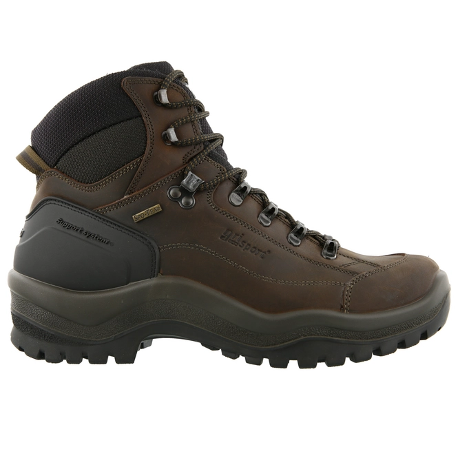 Walking Shoe Grisport Pampa Mid Brown