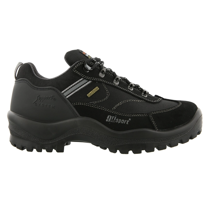 Walking Shoe Grisport Torino Low Black