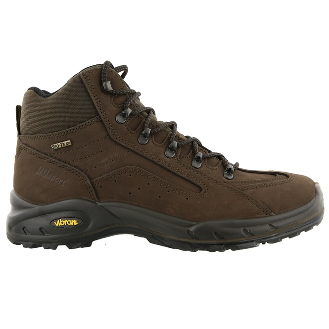 Walking Shoe Grisport Travel Mid Brown