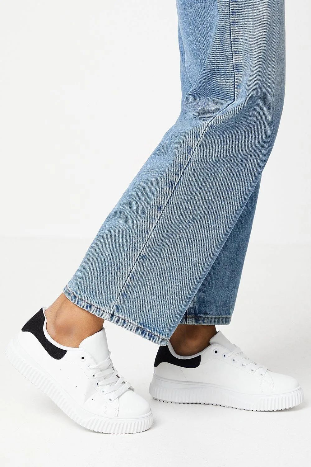 Kingsley Platform Lace Up Trainers
