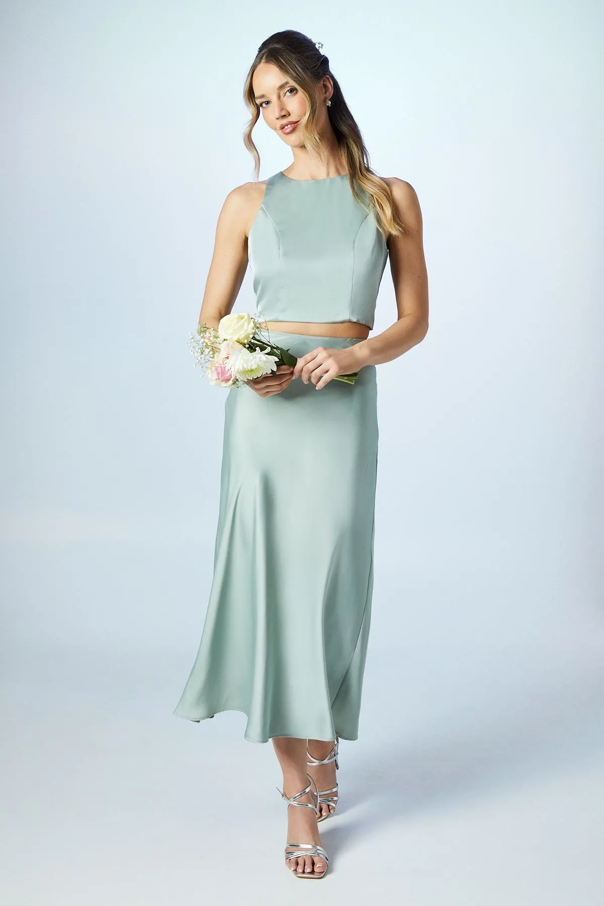 Satin Bridesmaid Co-Ord Skirt