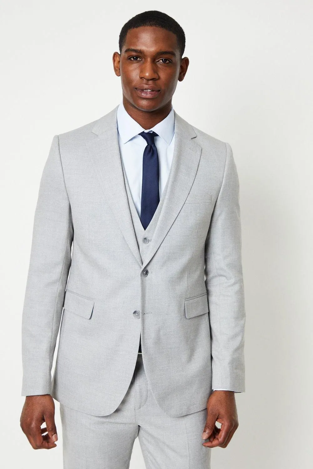 Light grey Wedding Suit Jacket