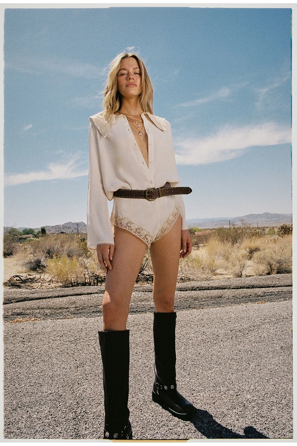 Premium Embroidered Lace Flutter Shorts