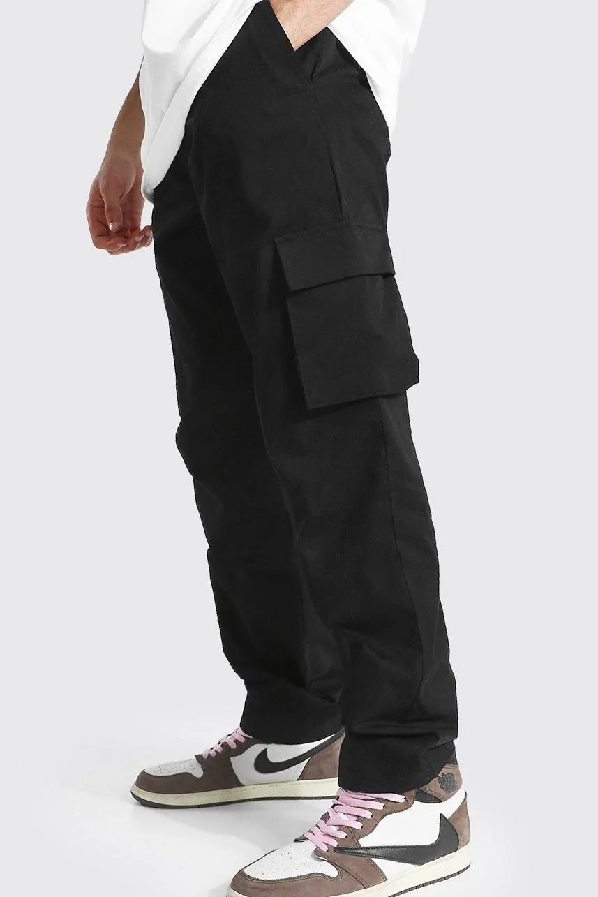 Fixed Waist Relaxed Fit Cargo Trouser