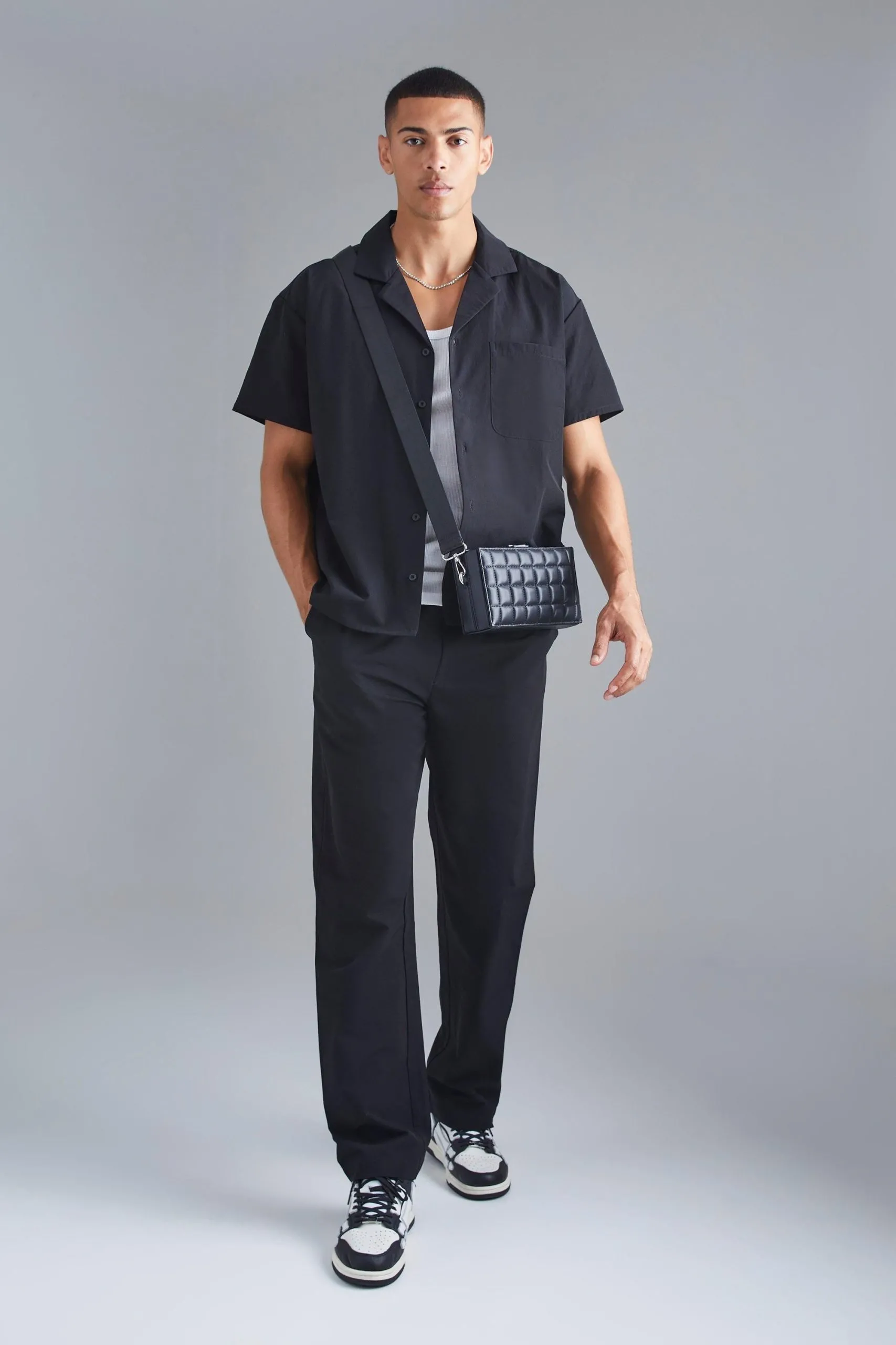 Technical Stretch Boxy Shirt & Trouser