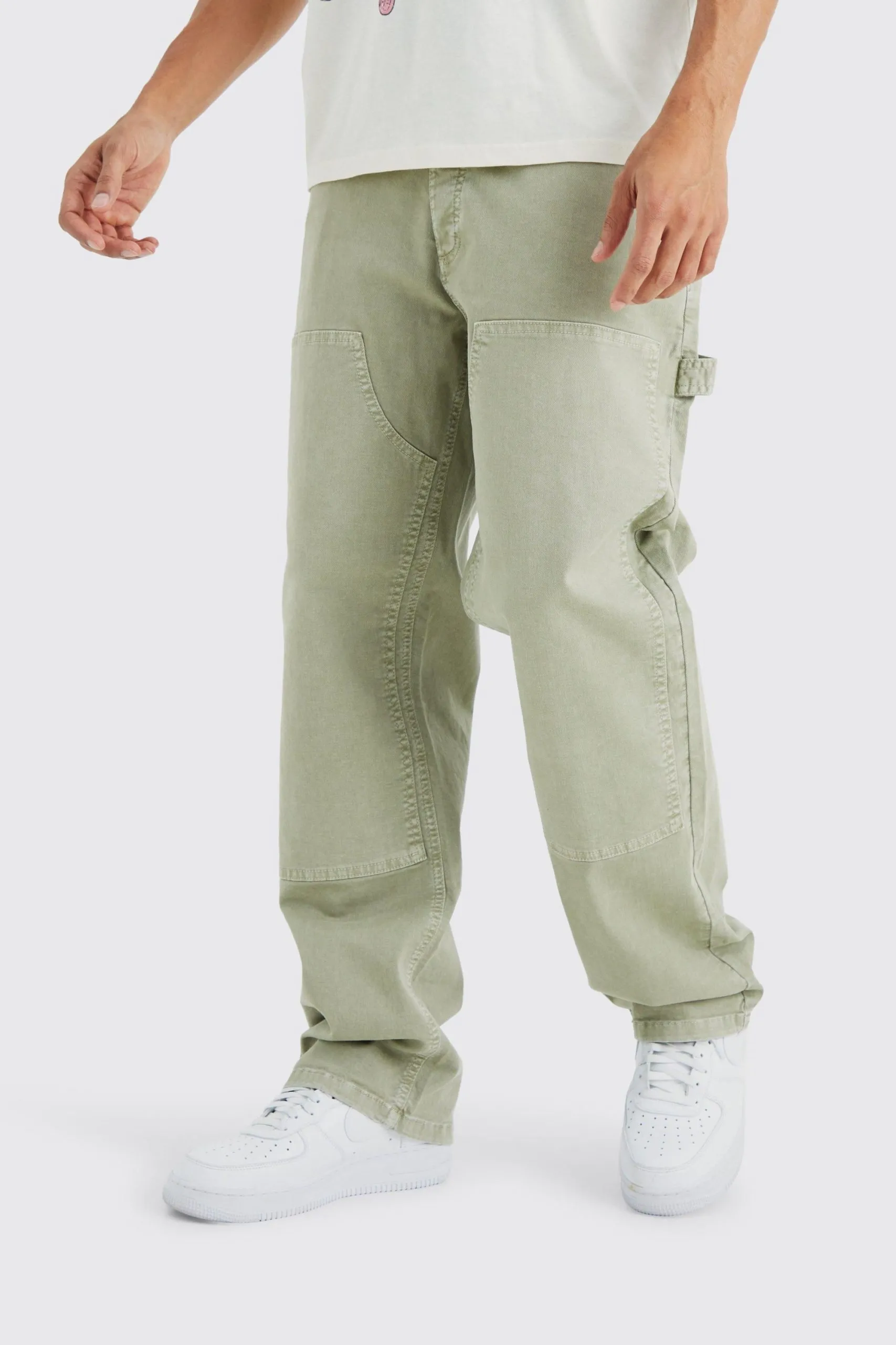 Relaxed Overdye Carpenter Trouser