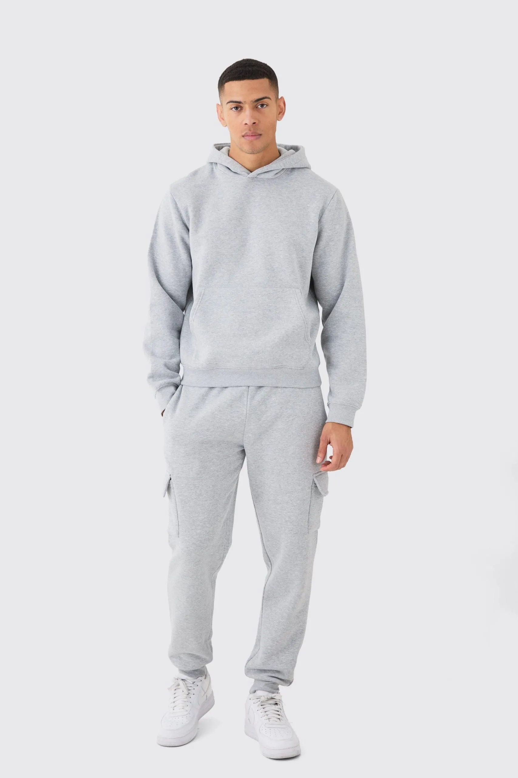 Boxy Hooded Cargo Tracksuit