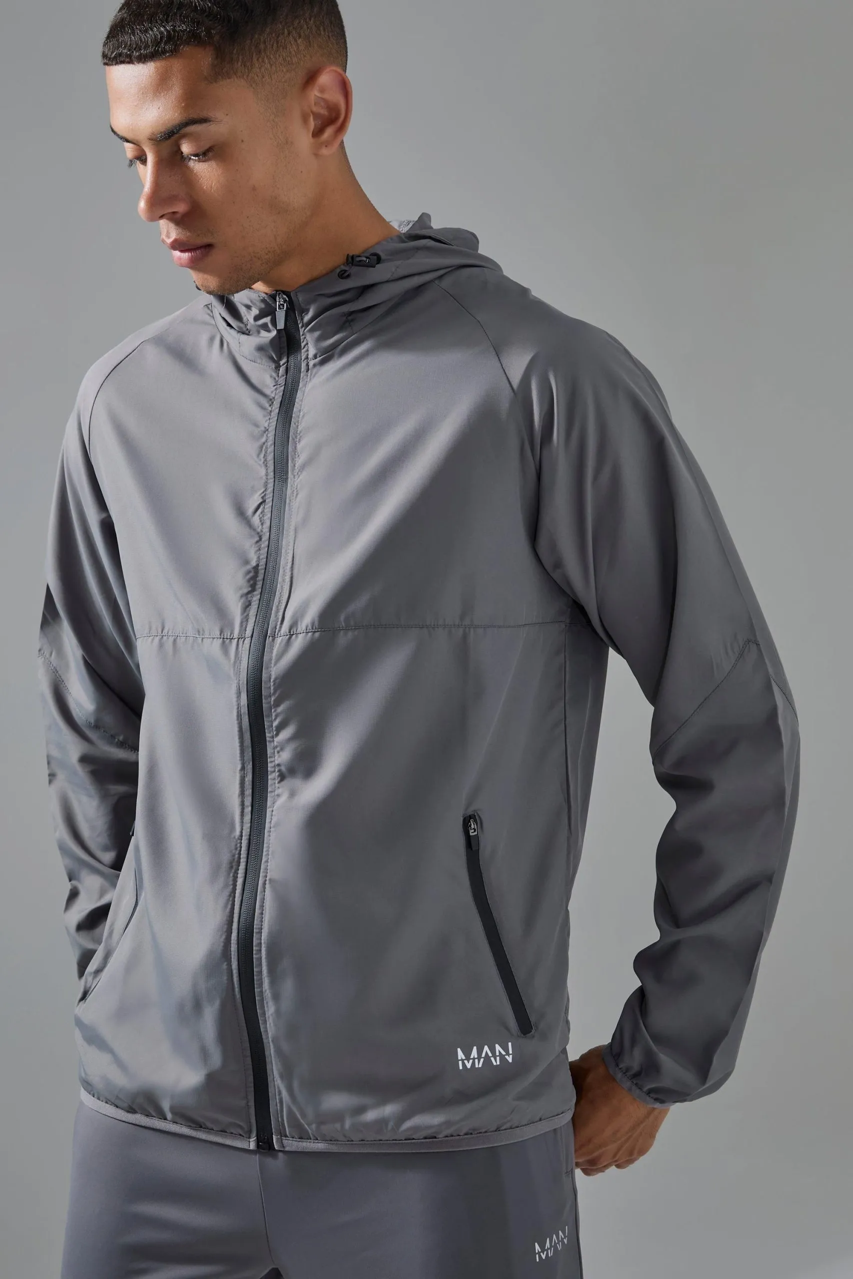 Man Active Ripstop Shower Resist Windbreaker