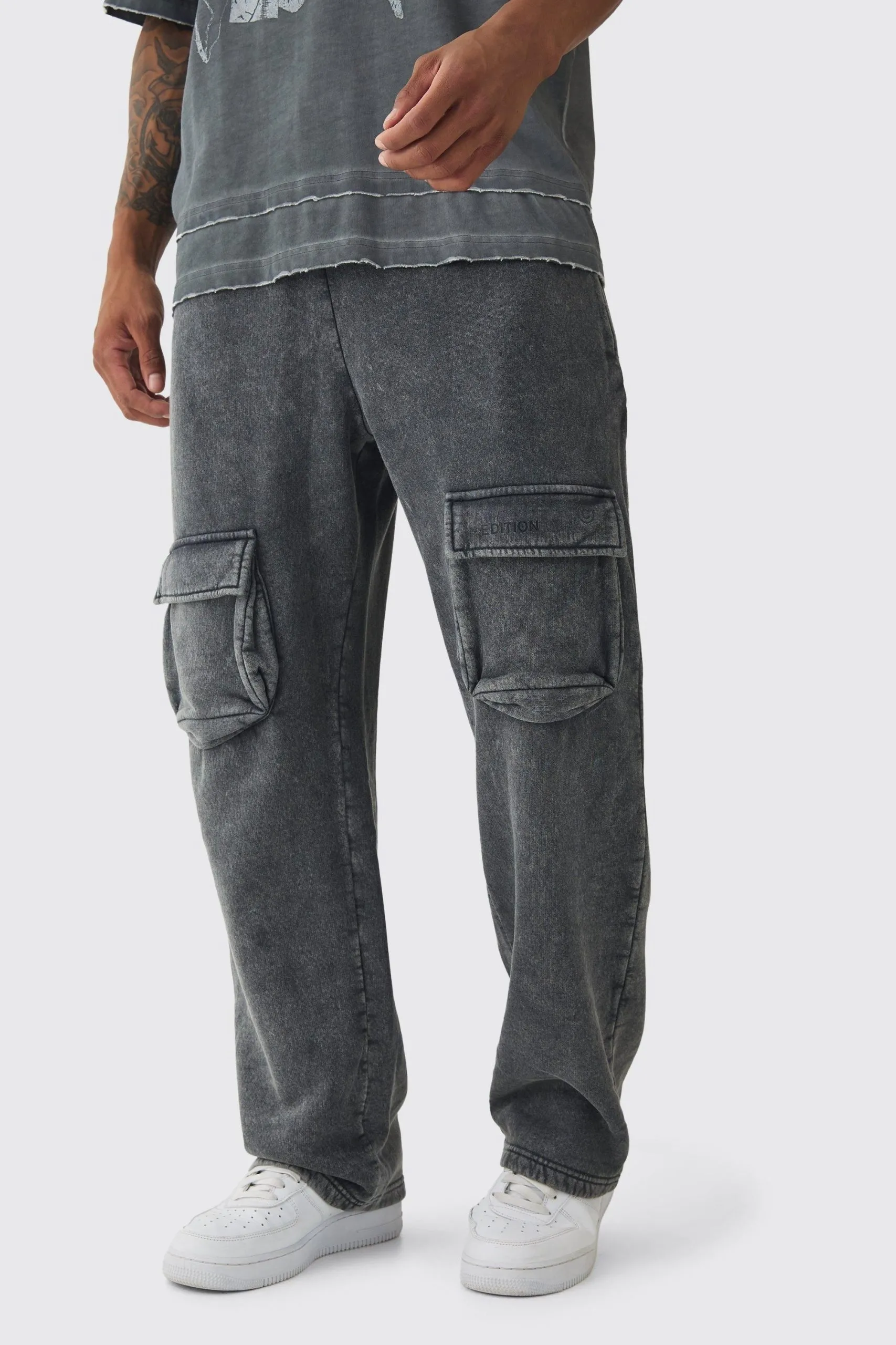 Straight Leg Washed Cargo Limited Edition Jogger