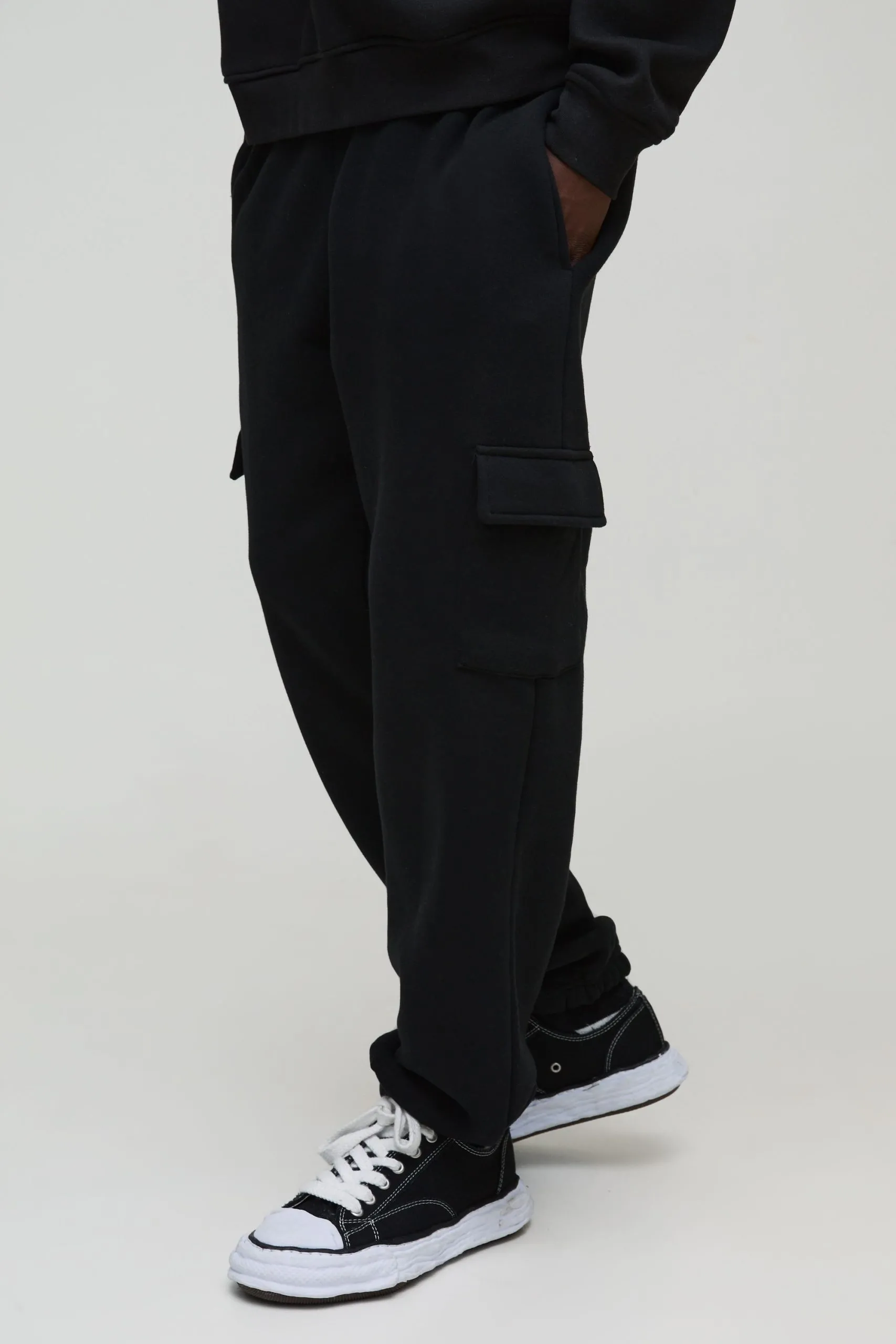 Baggy Fit Basic Cargo Jogger