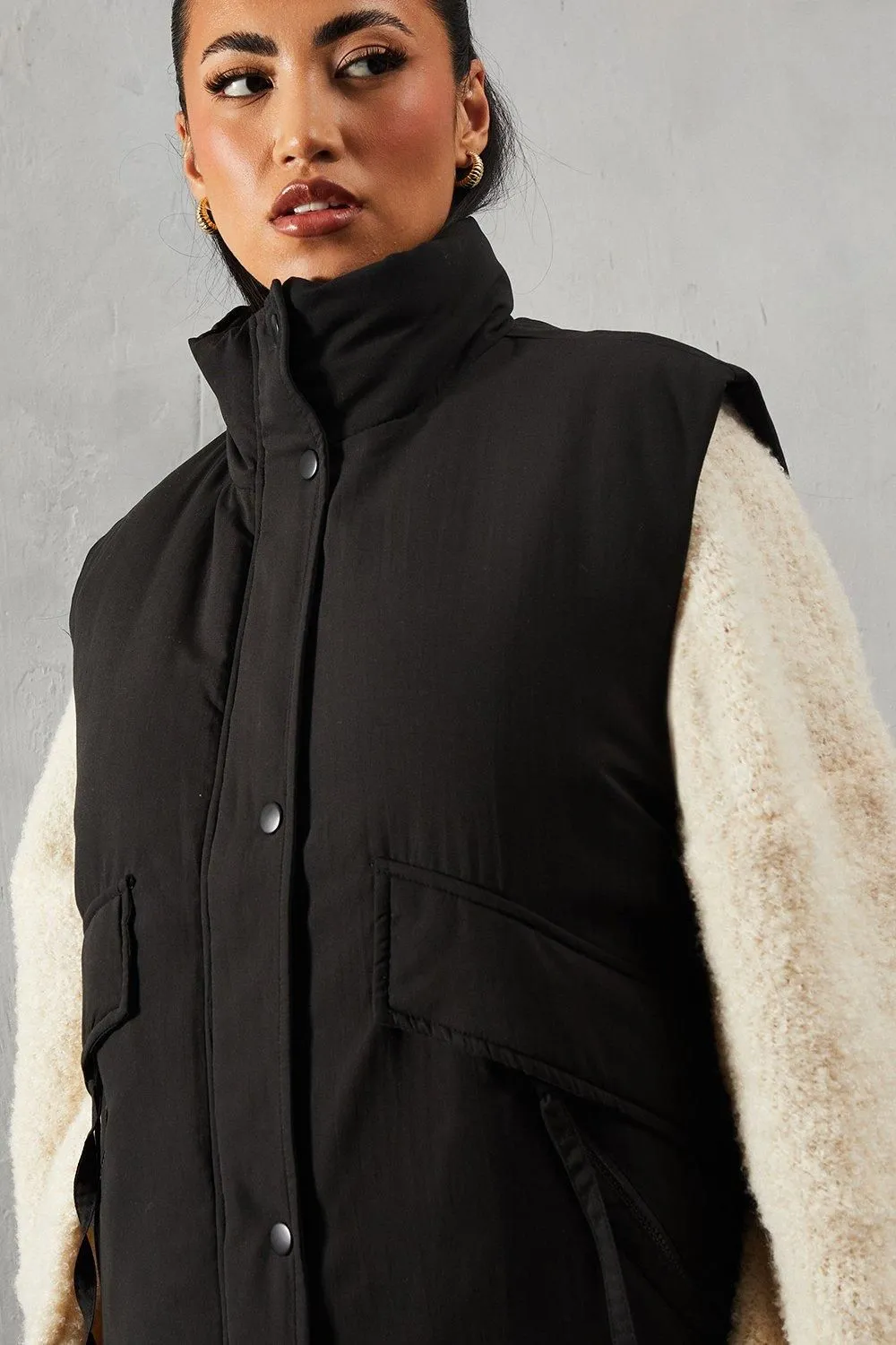 Zip Pocket Puffer Gilet