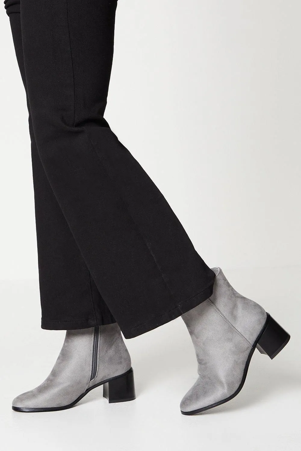 Andrea Block Heel Ankle Boots
