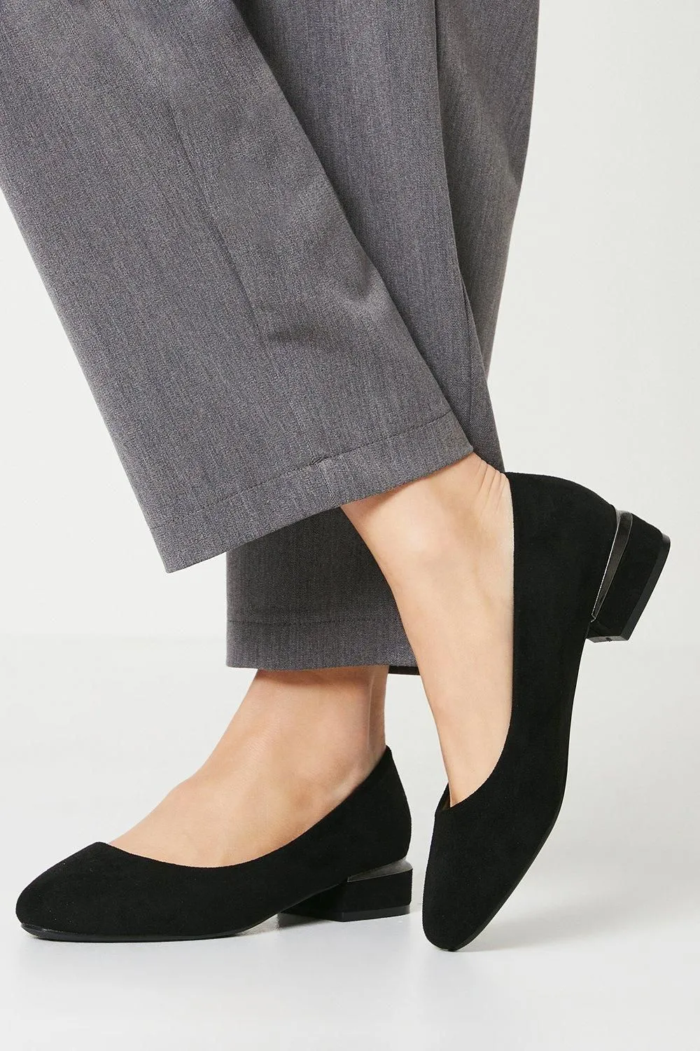 Percie Low Block Heel Pumps