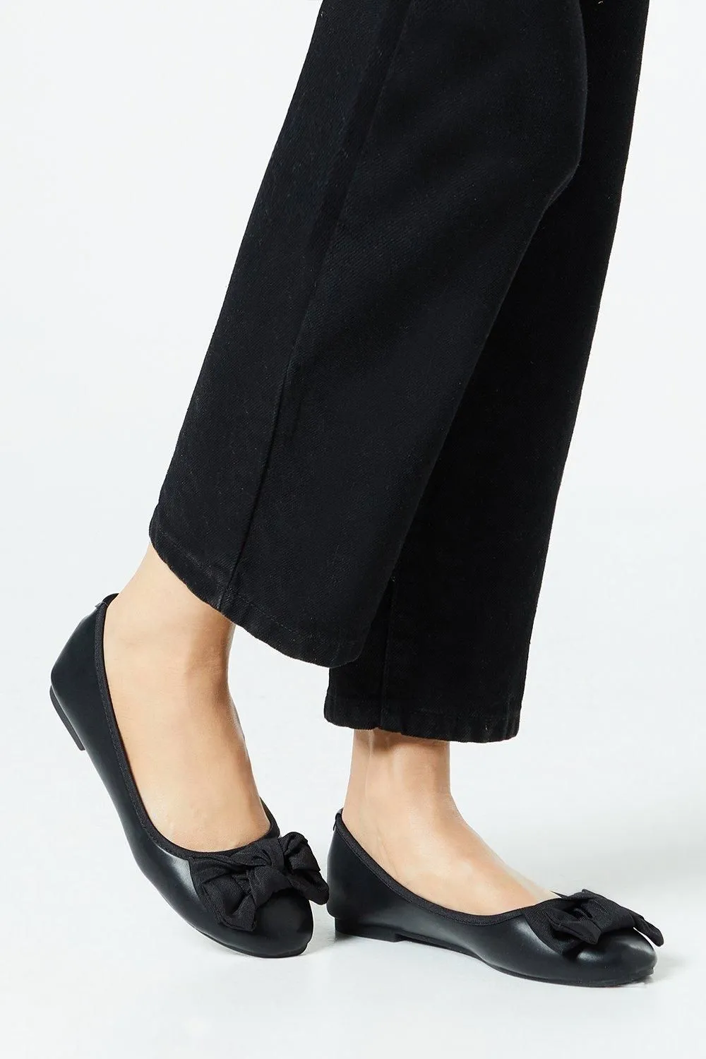 Pippin Bow Detail Ballet Pumps