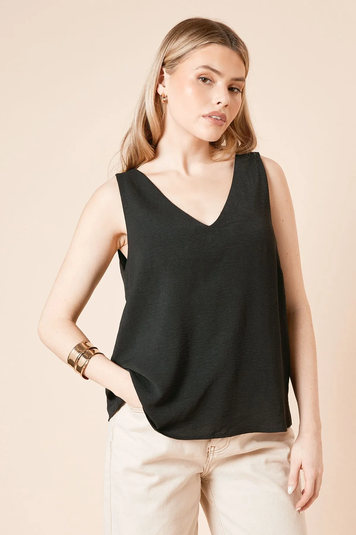 Built Up V Neck Cami