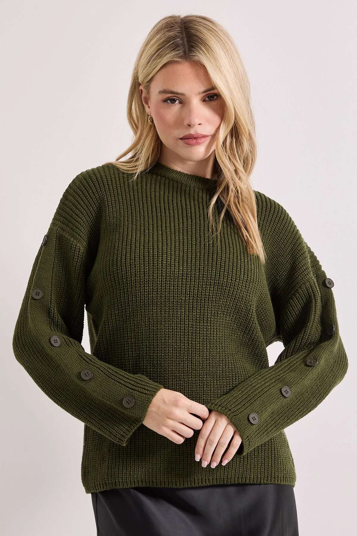 S Button Overarm Jumper