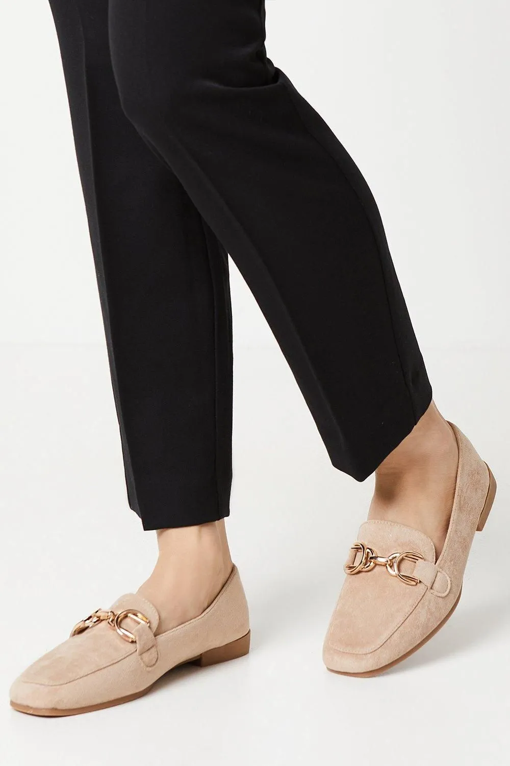 Louise Snaffle Square Toe Loafer