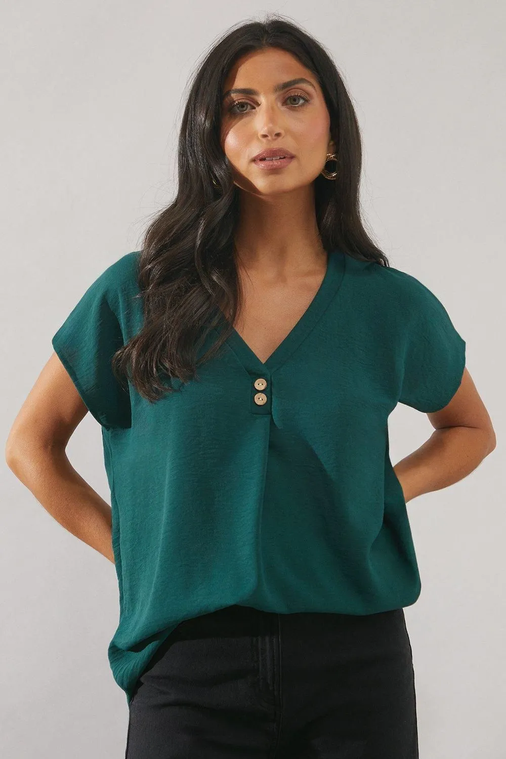 Tall Green Grown On Sleeve T-shirt