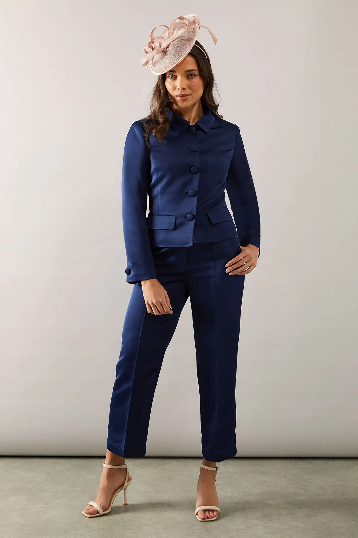 Petite Tapered Crop Trouser