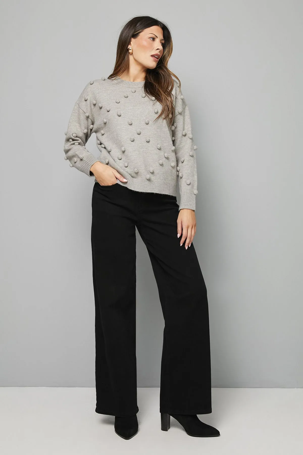 Bobble Diamond Jumper