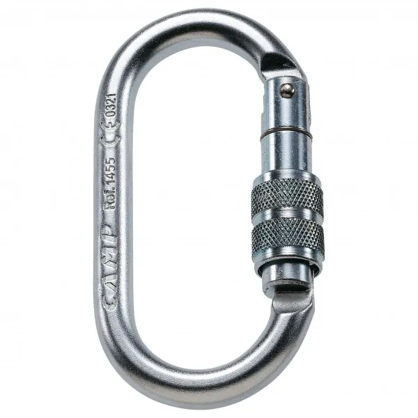 Oval Pro Lock - Steel carabiner 322-0116