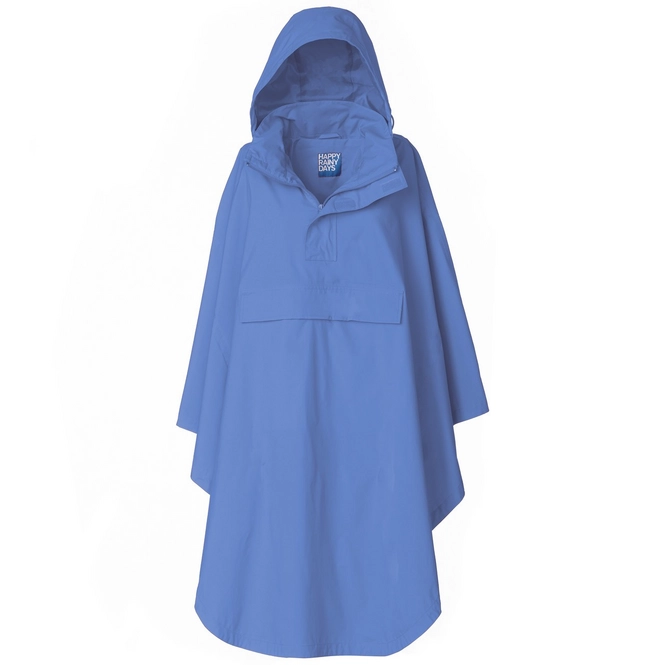 Poncho Happy Rainy Days Baby Blue