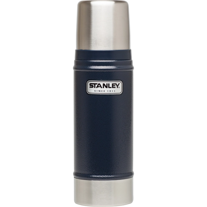 Thermos Bottle Stanley Vacuum Bottle Classic Navy 0.47L