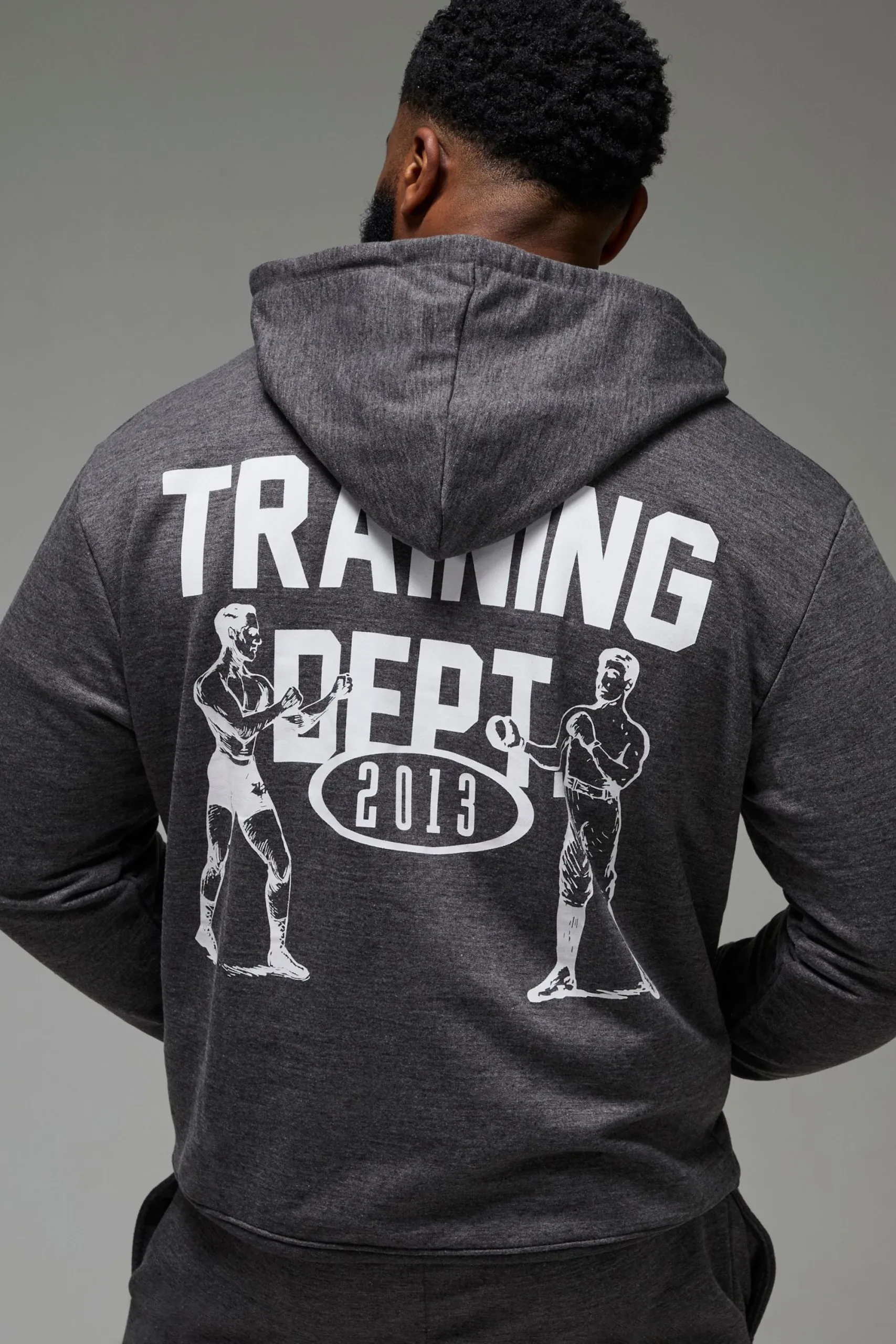 Training Dept Oversized Zip Through Hoodie