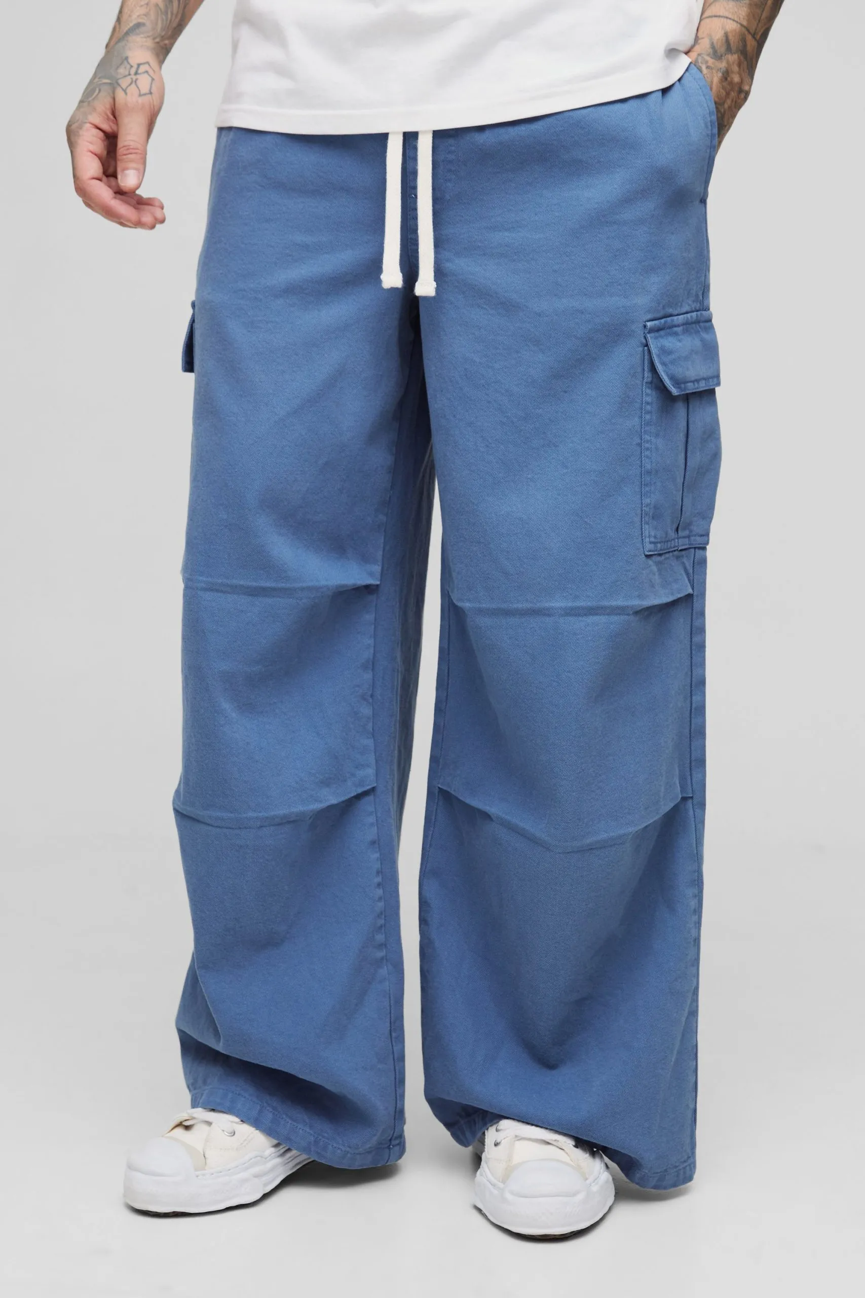 Tall Extreme Baggy Fit Cargo Trousers