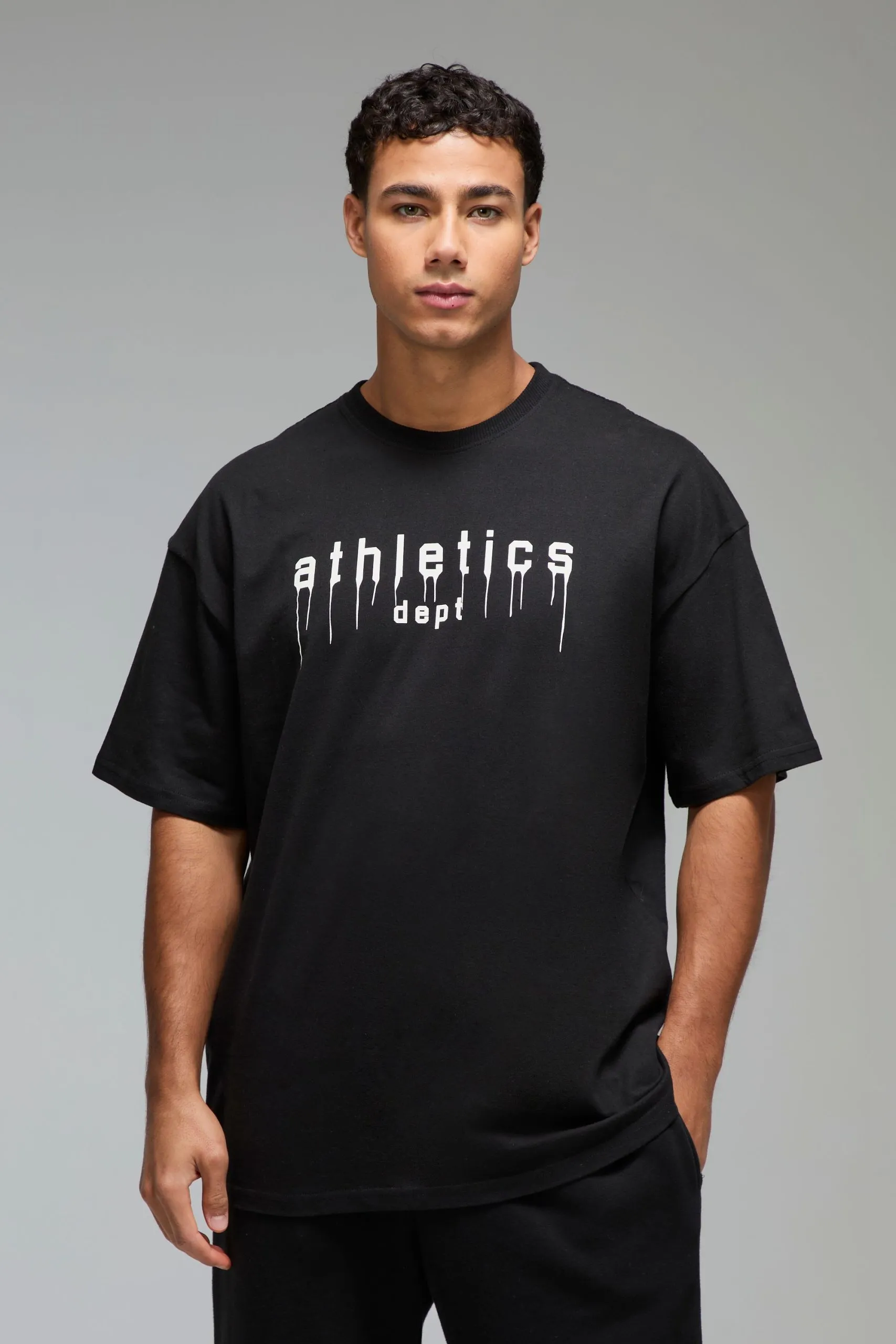 Man Active Athletics Dept Oversized T-shirt