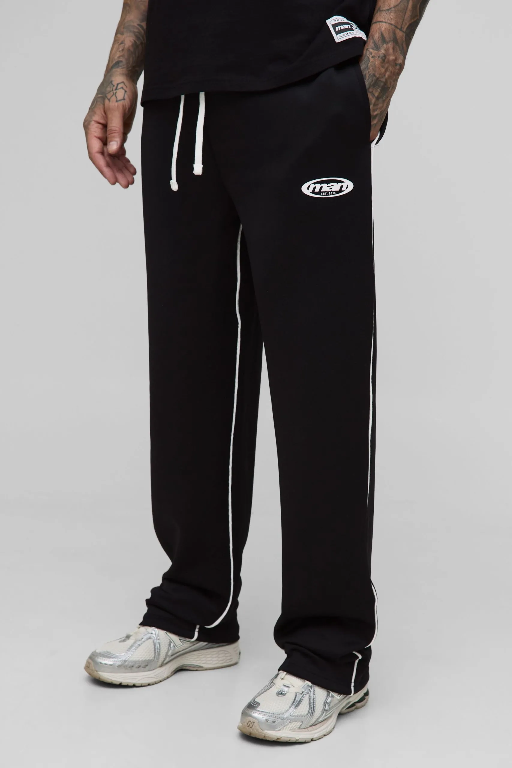 Tall Tricot Print Oversized Joggers