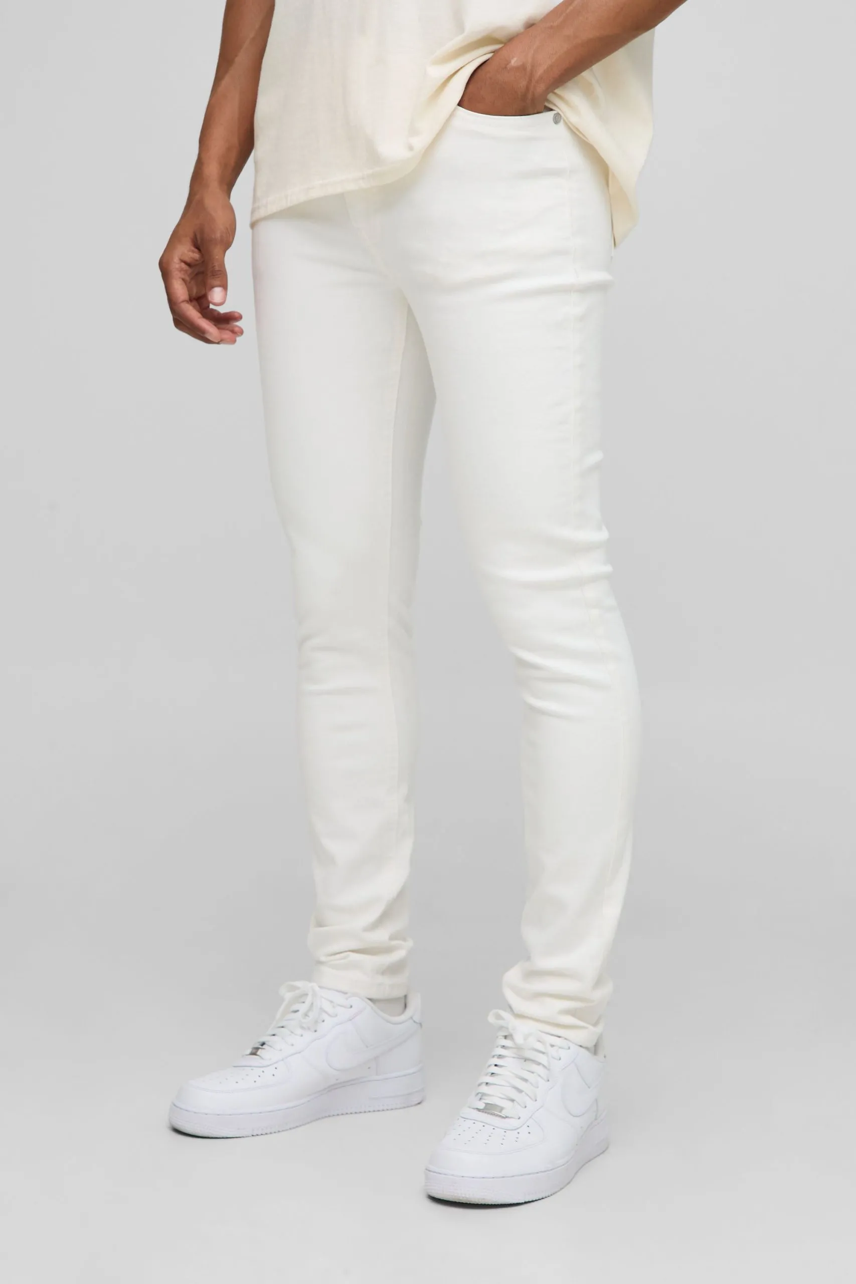 Skinny Stretch White Jeans