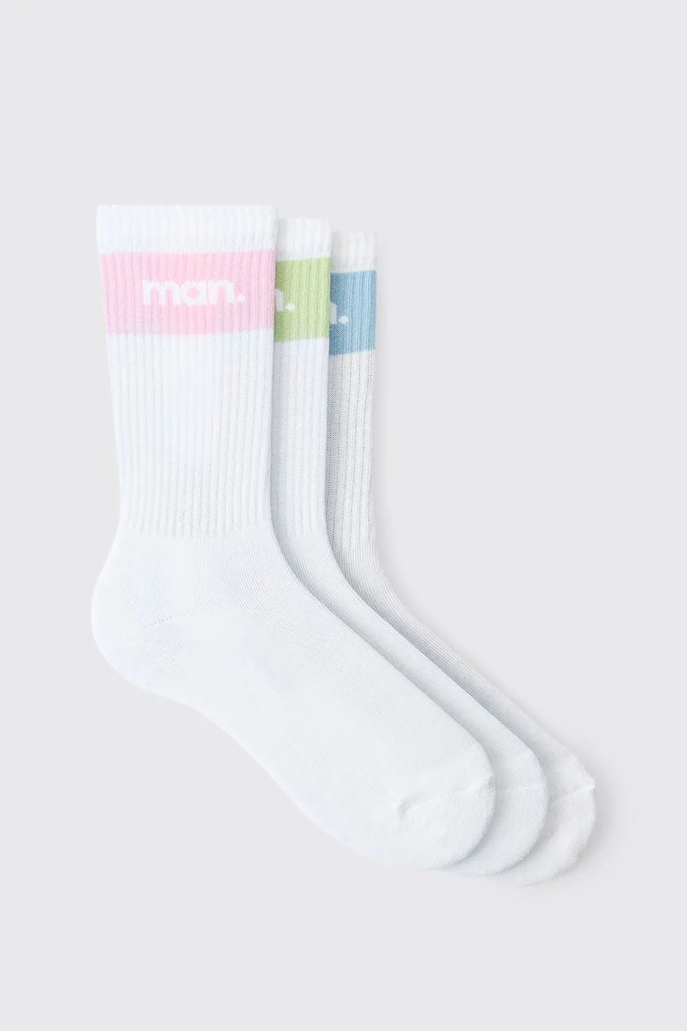 3 Pack Stripe MAN Graphic Sport Sock