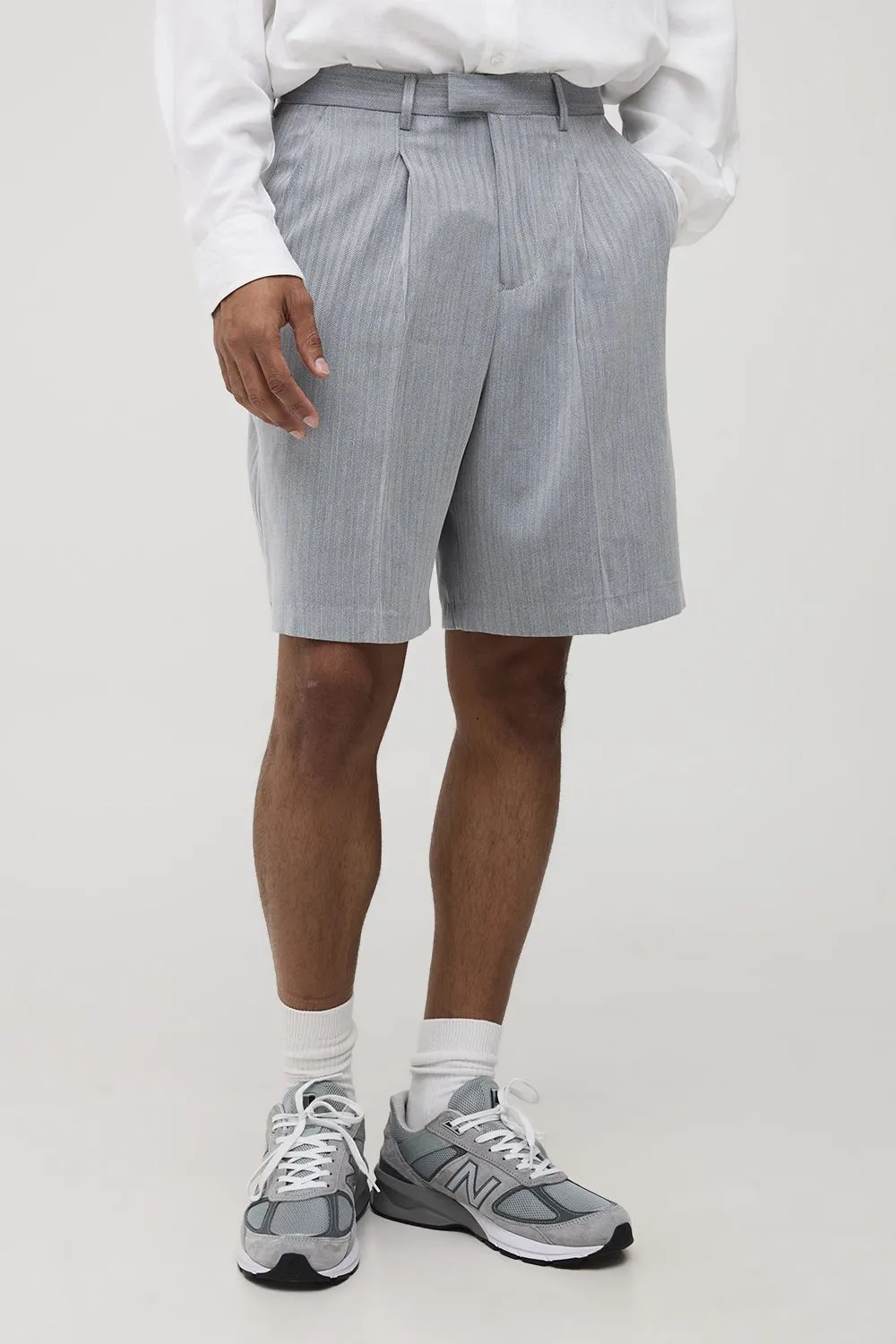 Herringbone Tailored Short