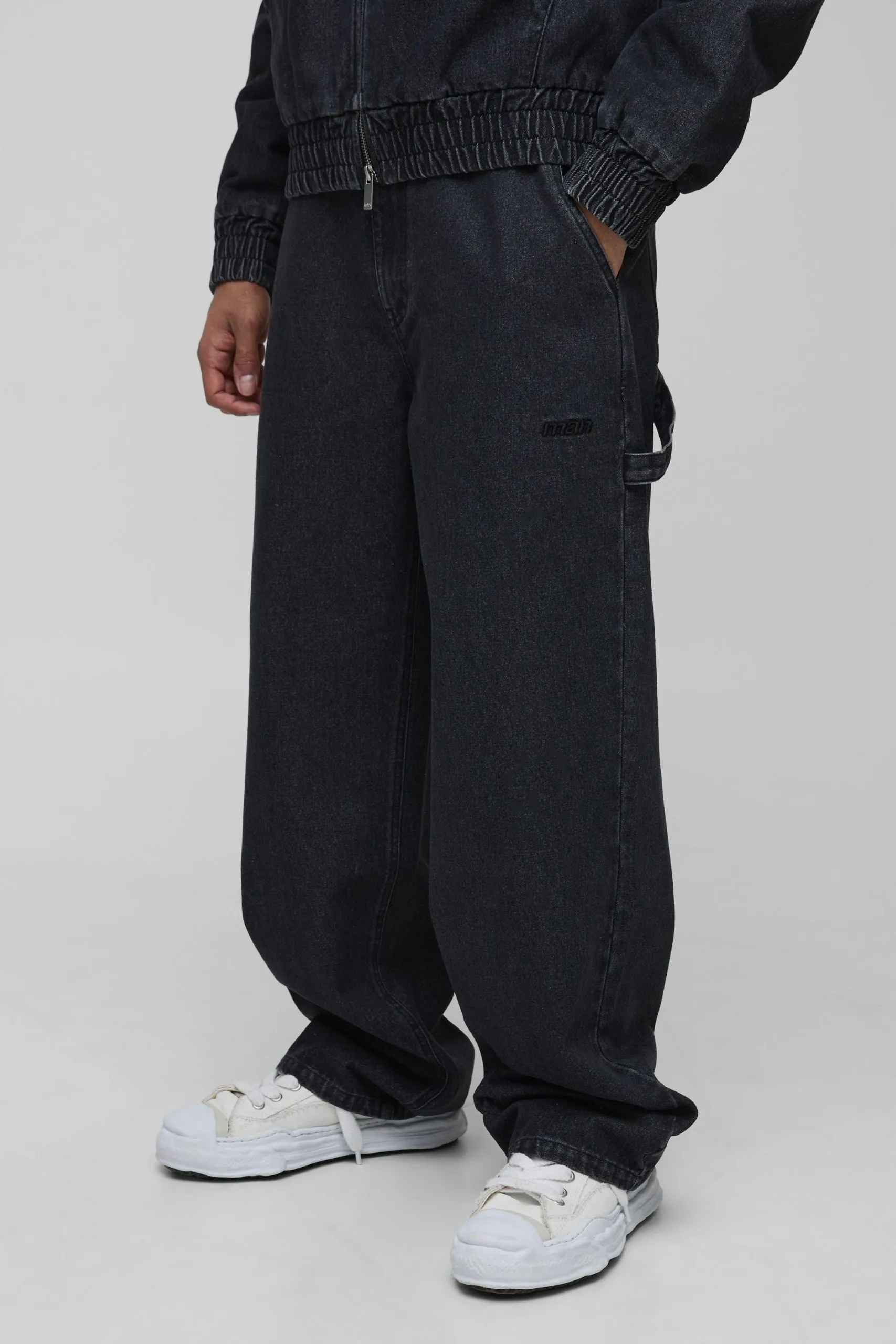 Relaxed Fit Carpenter Washed Twill Trousers