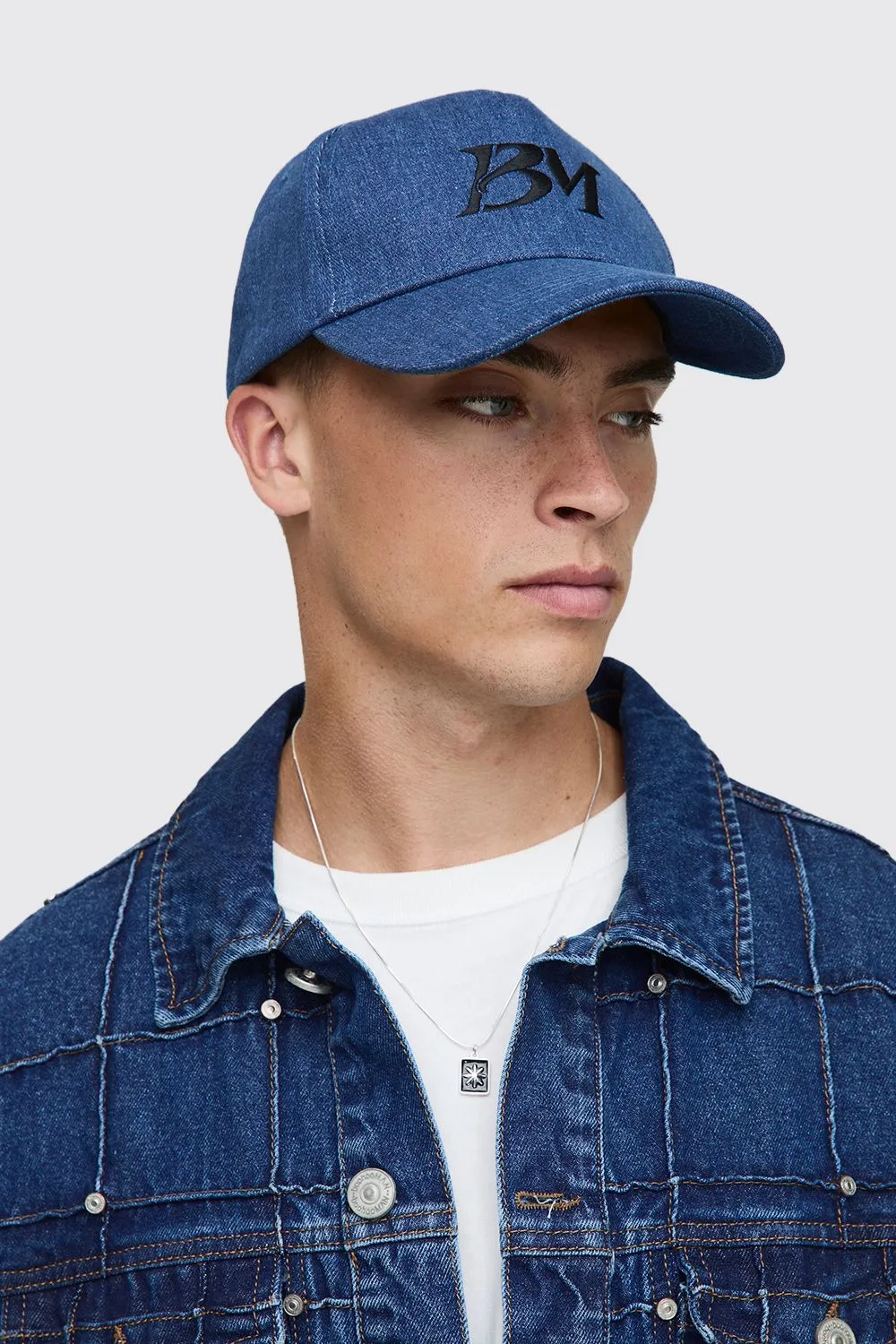 Branded Denim Cap