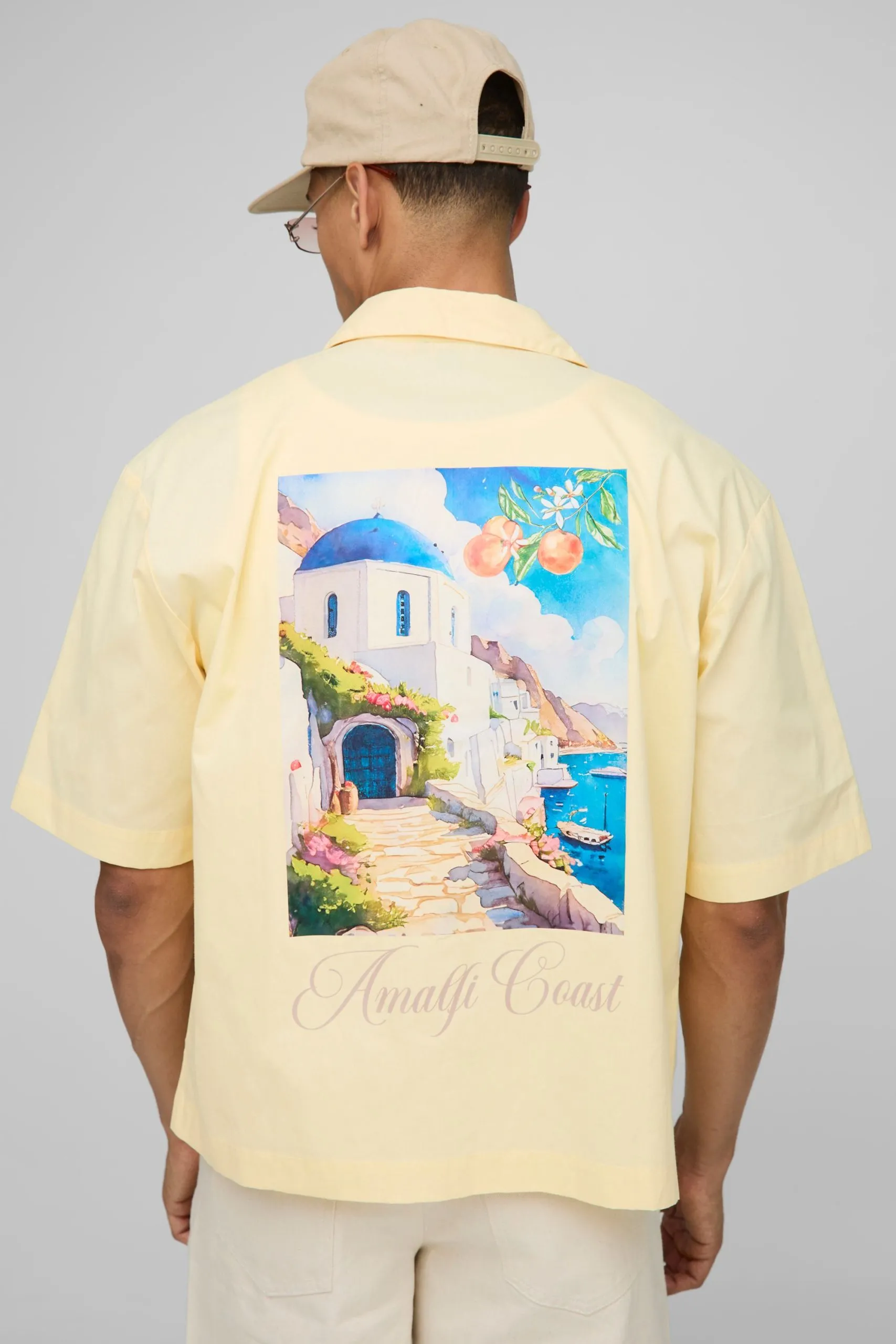 Oversized Amalfi Coast Revere Shirt