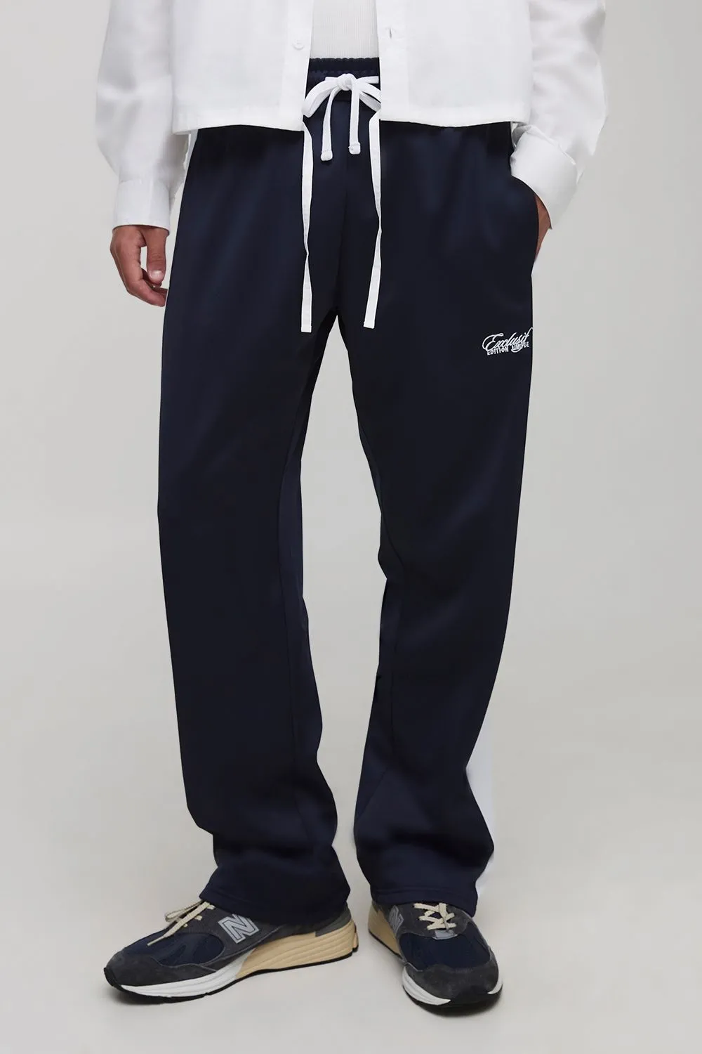 Regular Fit Side Panel Tricot Joggers