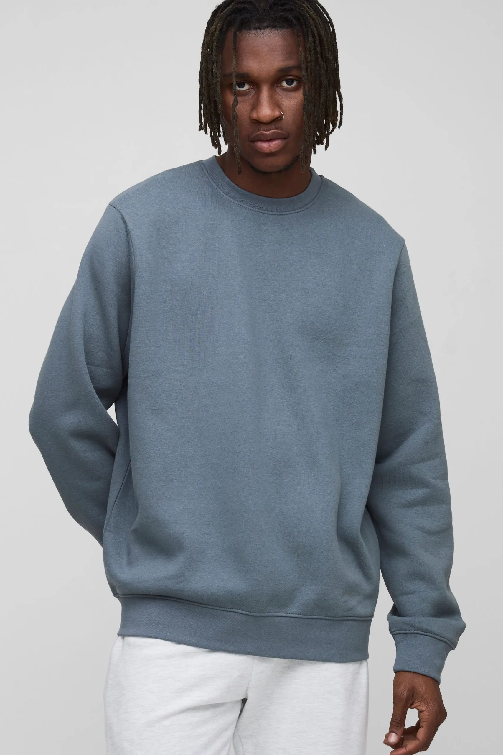 Tall Basic Regular Fit Crew Neck Sweatshirt