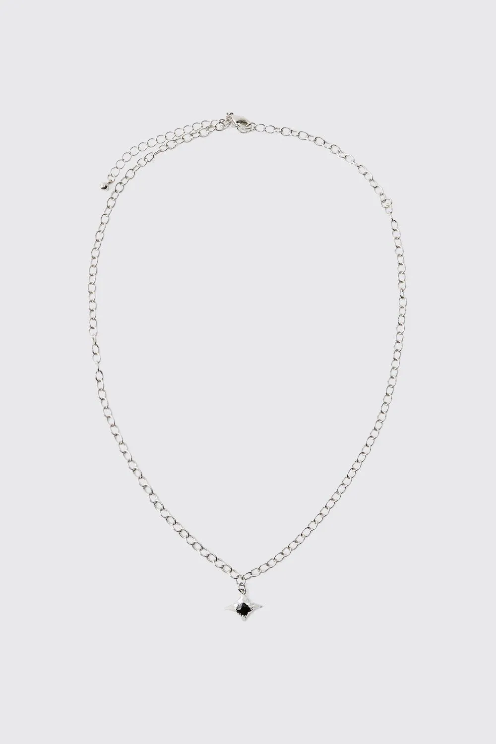 Silver Star Chain Necklace