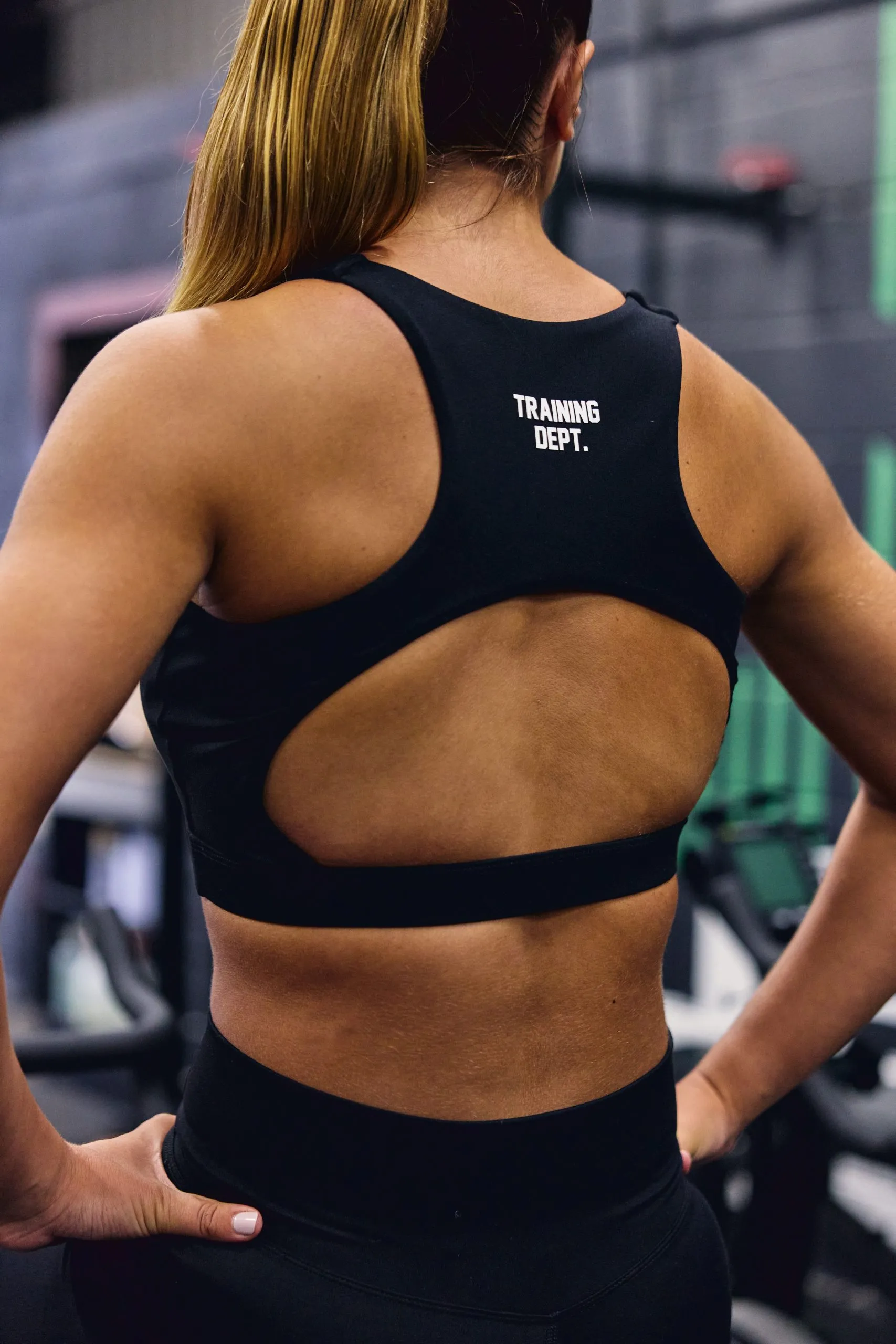 Training Dept Sculpt Open Back Sports Bra