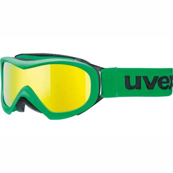 Ski Goggles Uvex Wizzard DI Mirror Green Kids