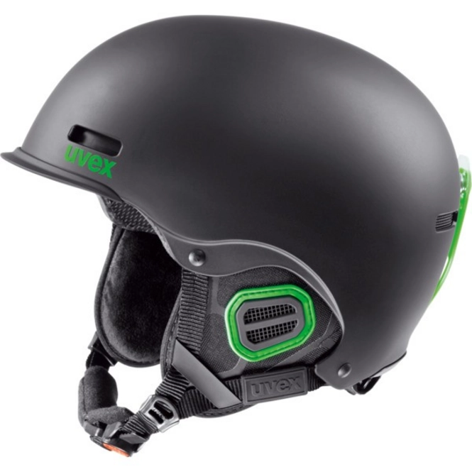 Ski Helmet Uvex Hlmt 5 Pro Black Green Matte
