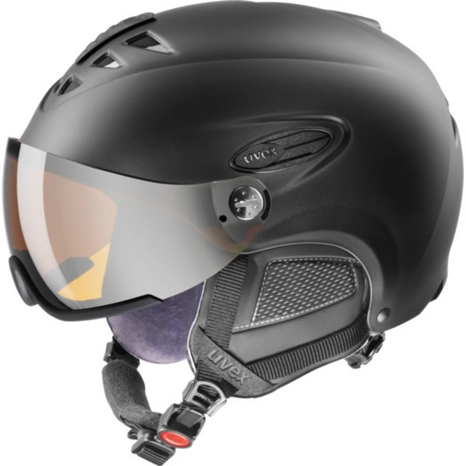 Ski Helmet Uvex Hlmt 300 Visor Black Matte