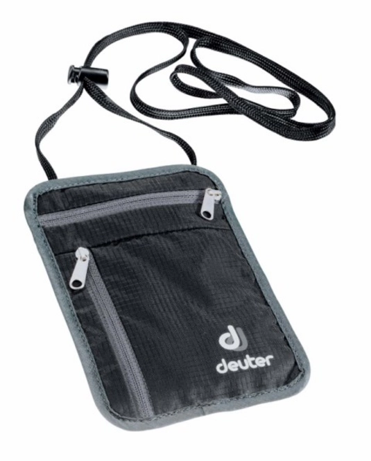 Neck Pouch deuter Security Wallet I Black Graphite