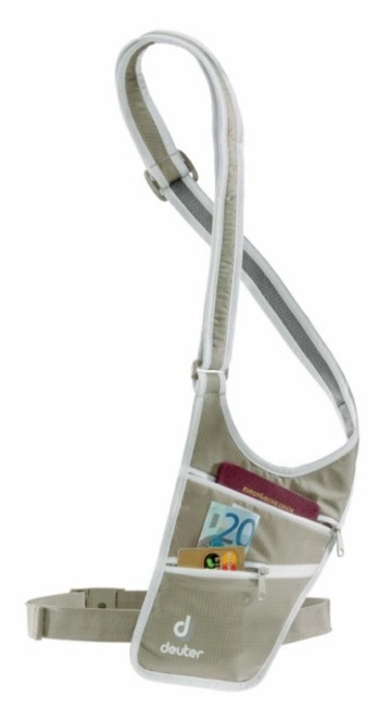 Neck Pouch deuter Security Holster Sand