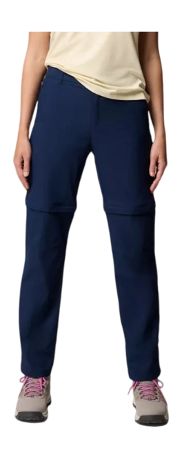 Trousers Columbia Women Leslie Falls Convertible Pant Regular Collegiate Navy