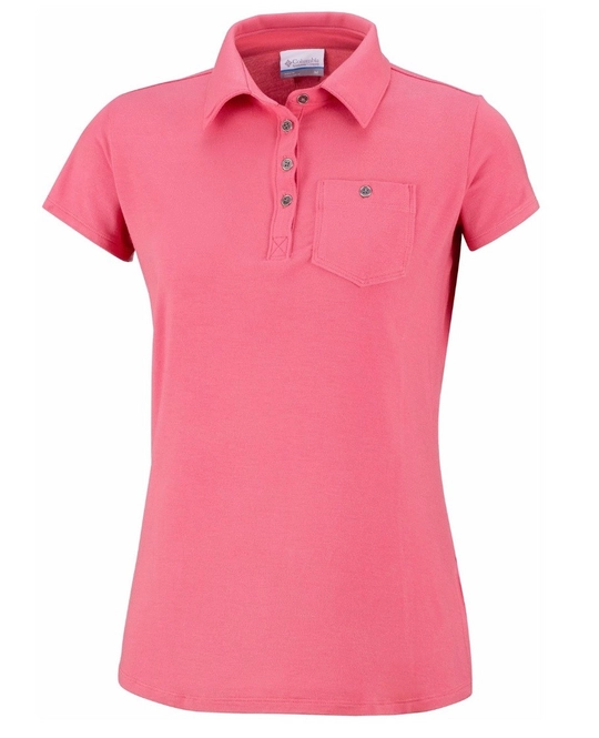 Polo Shirt Columbia Spring Drifter Sunset Red