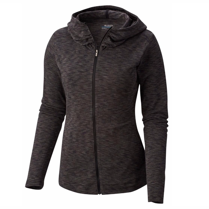 Fleece Jacket Columbia Outerspaced Full Zip Hoodie Black Spacedye