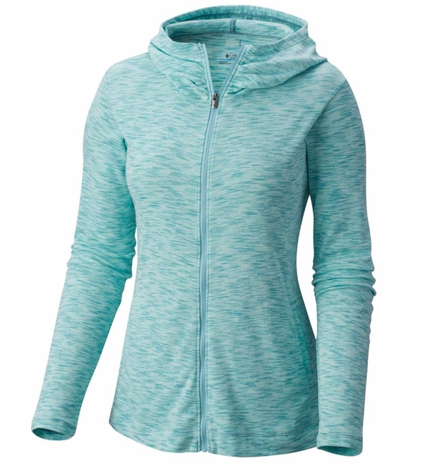 Fleece Jacket Columbia Outerspaced Full Zip Hoodie Iceberg Spacedye